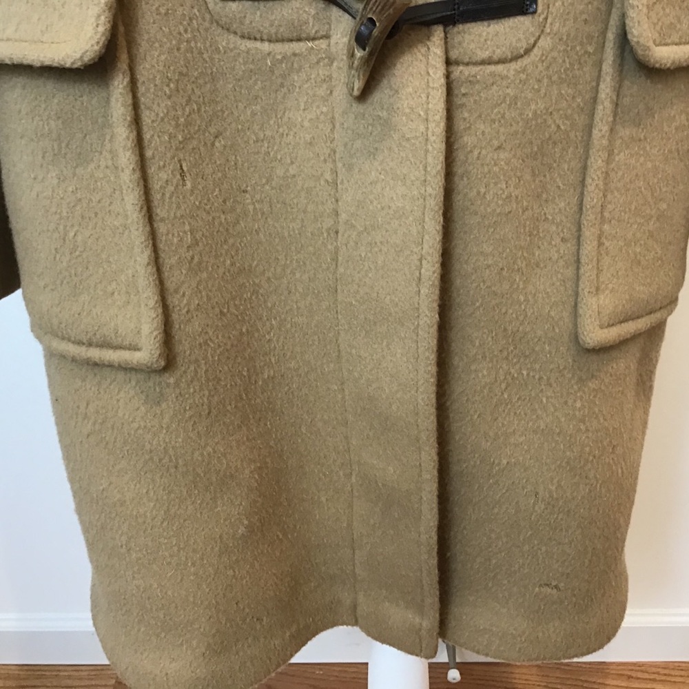 LL BEAN VTG TOGGLE DUFFLE WOOL COAT ENGLAND SZ 14 - Picture 16 of 16